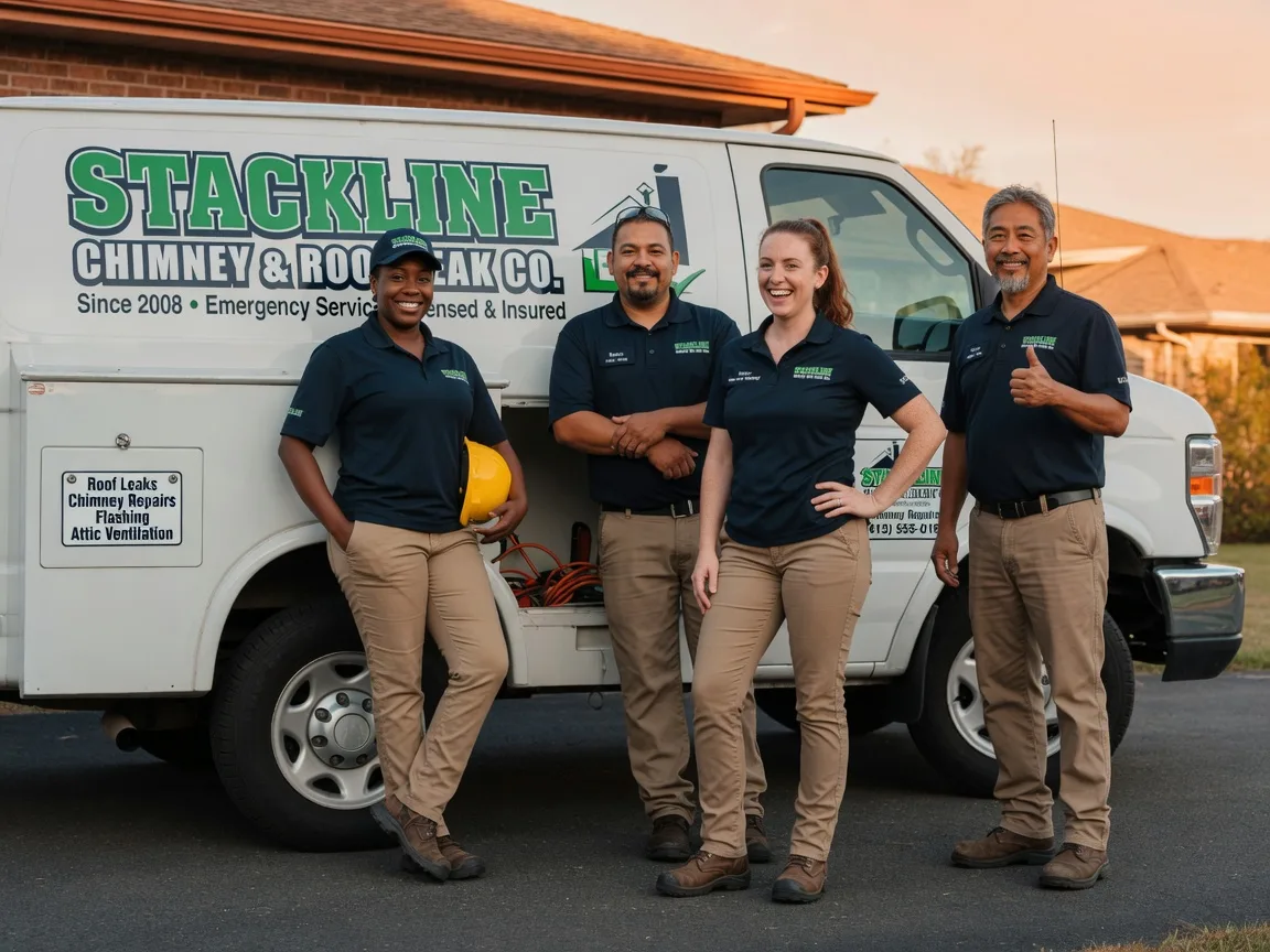 Chimney flashing repair company in Menoken, ND